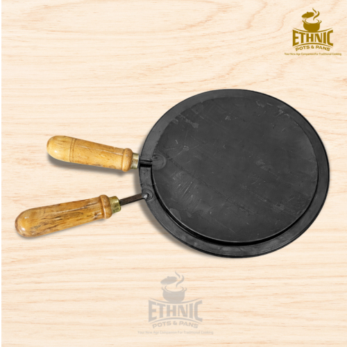 Roti Tawa with Wooden Handle