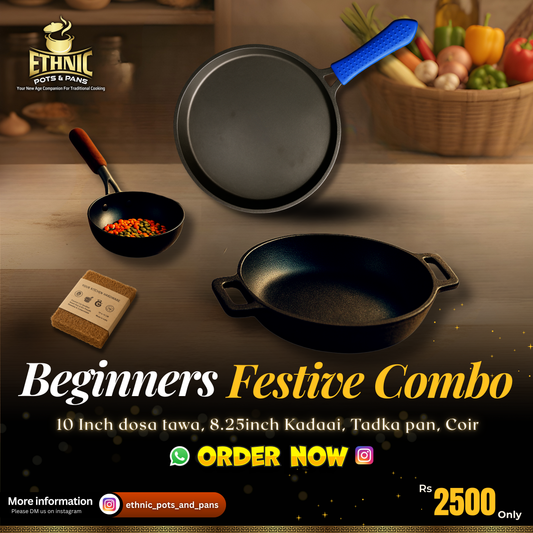 Beginner-Friendly Cast Iron Starter Combo