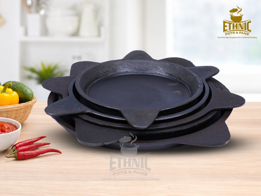 Double handle Edge raised deep Tawa