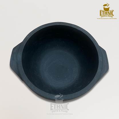 Soapstone Kadaai with Trendy handle