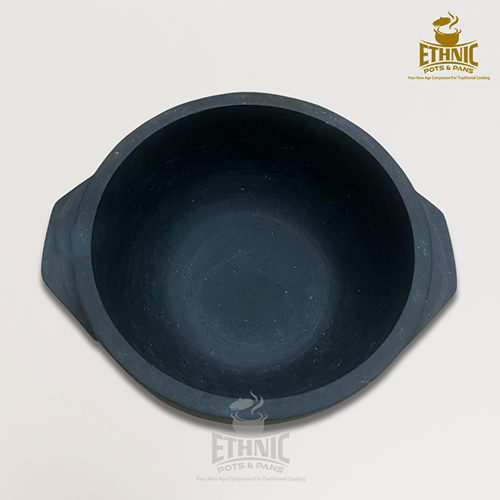 Soapstone Kadaai with Trendy handle