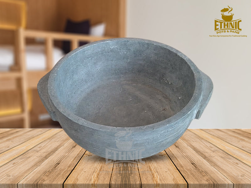 Soapstone Kadaai with Trendy handle