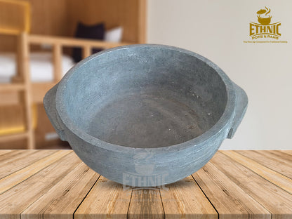 Soapstone Kadaai with Trendy handle