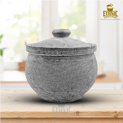 Soapstone Curdpot- Pear shape