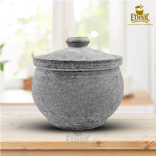 Soapstone Curdpot- Pear shape