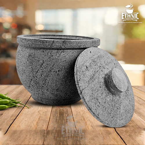 Soapstone Curdpot- Pear shape